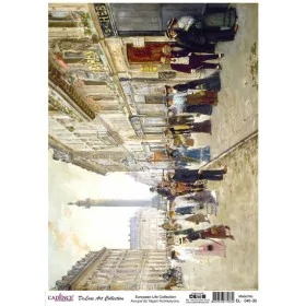 Model EL040 Deluxe Art Collection Pirinç Dekopaj 60x84cm